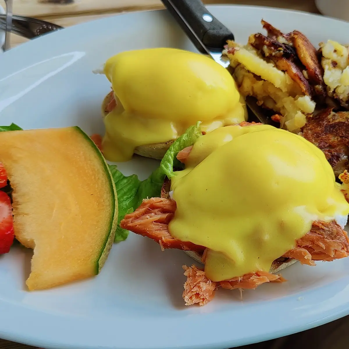 Salmon Eggs Benedict