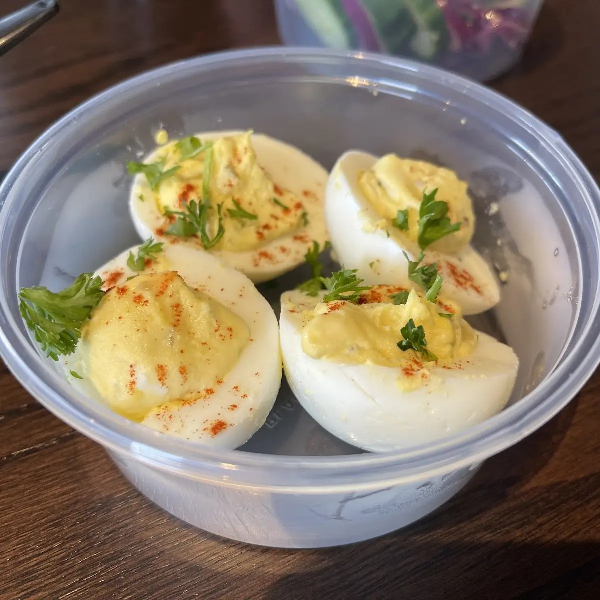 Pulled Pork Deviled Eggs