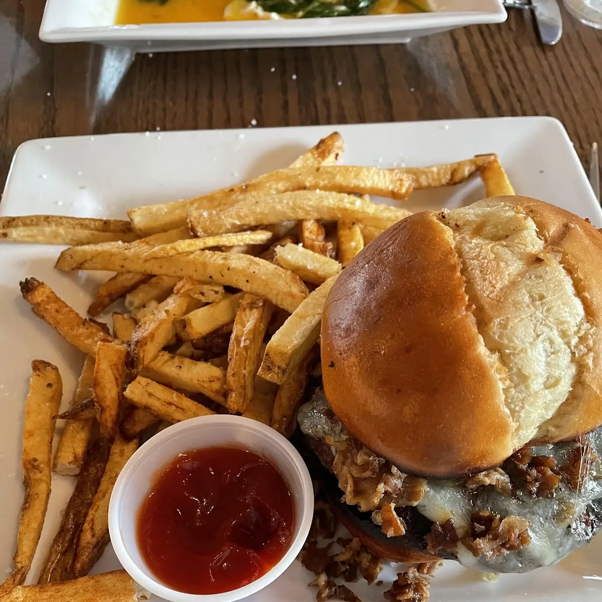 Bacon Jam Burger with Blue Cheese