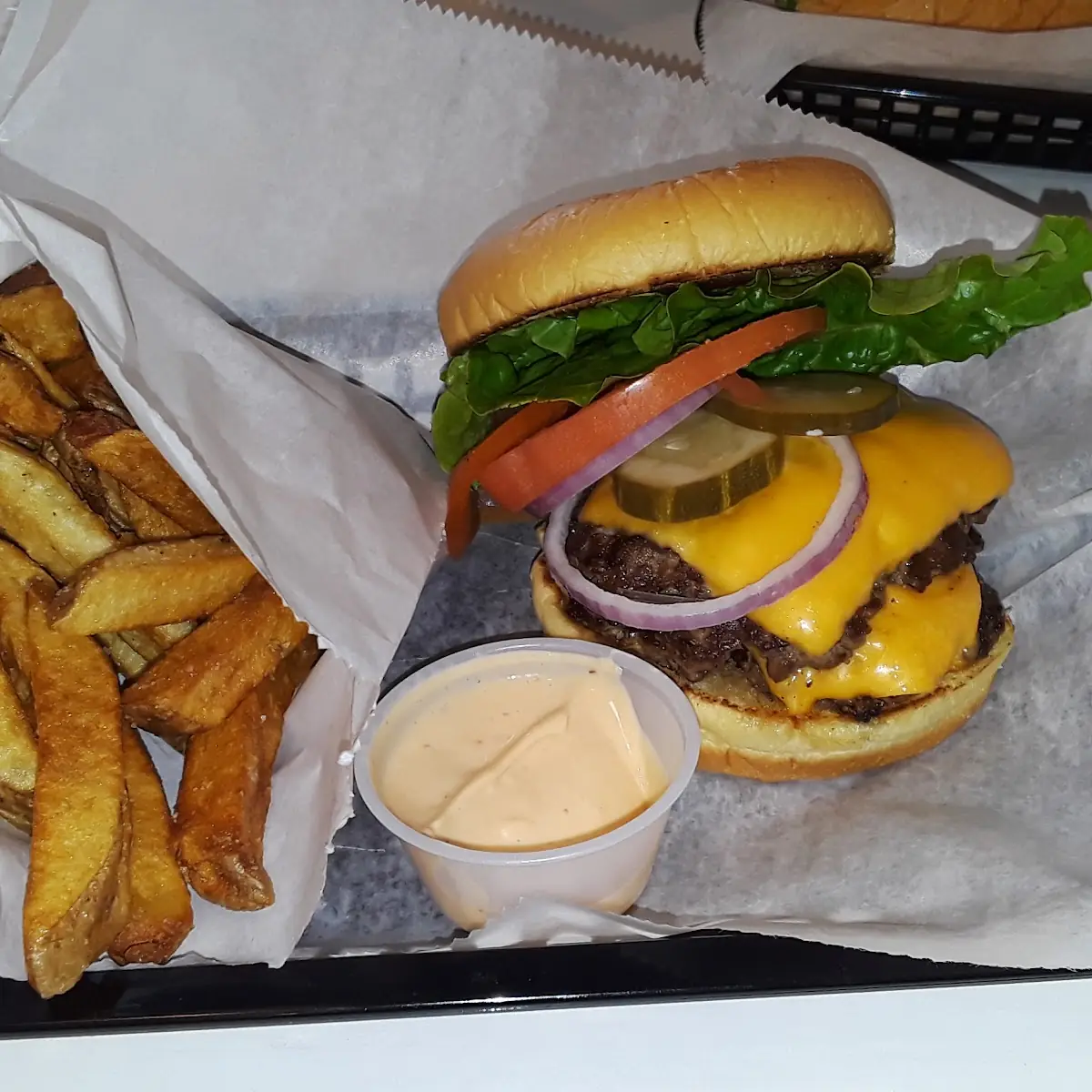 American Double Cheeseburger Combo