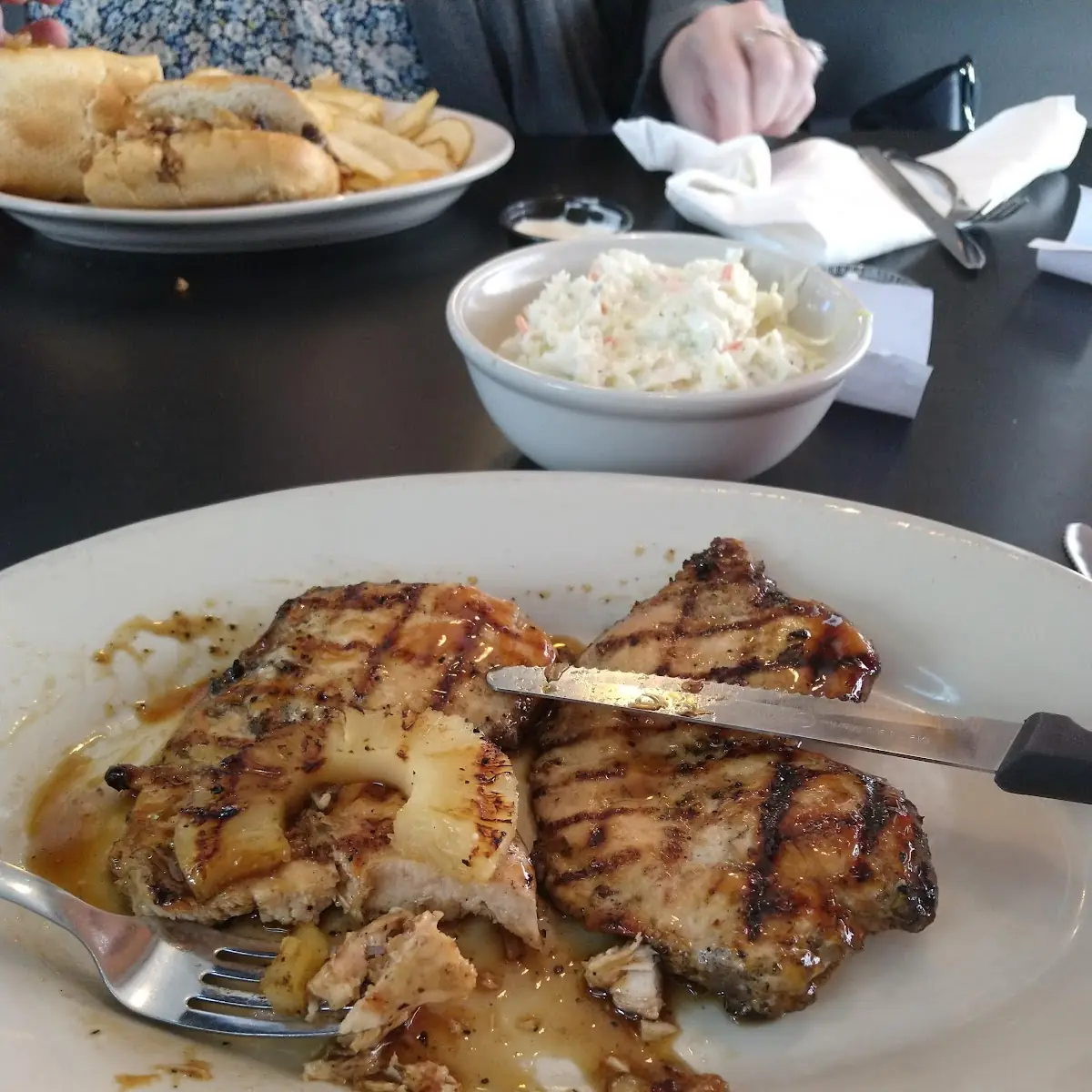Hawaiian Chicken with Cole Slaw