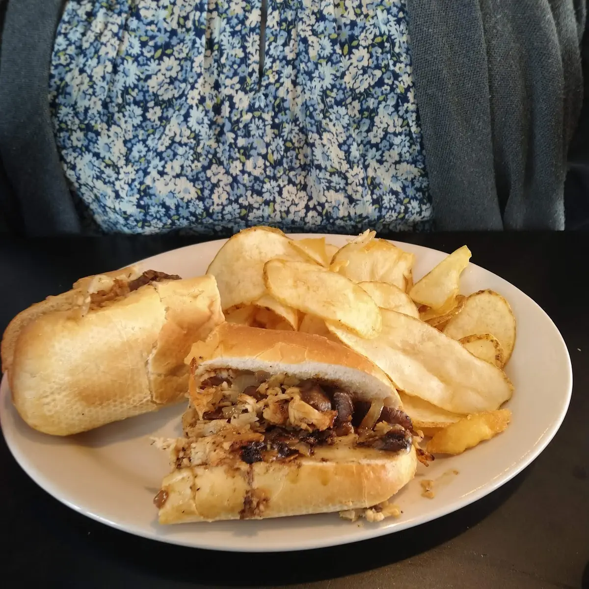 Turkey Sub with Grilled Onions