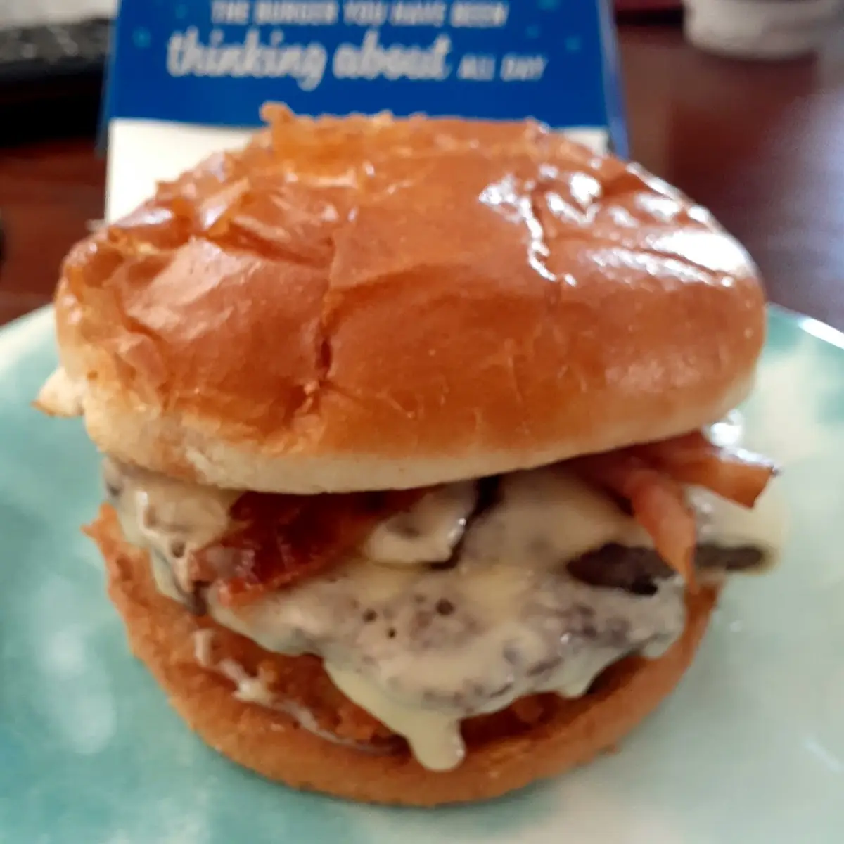 Double Backyard Bacon Ranch Burger