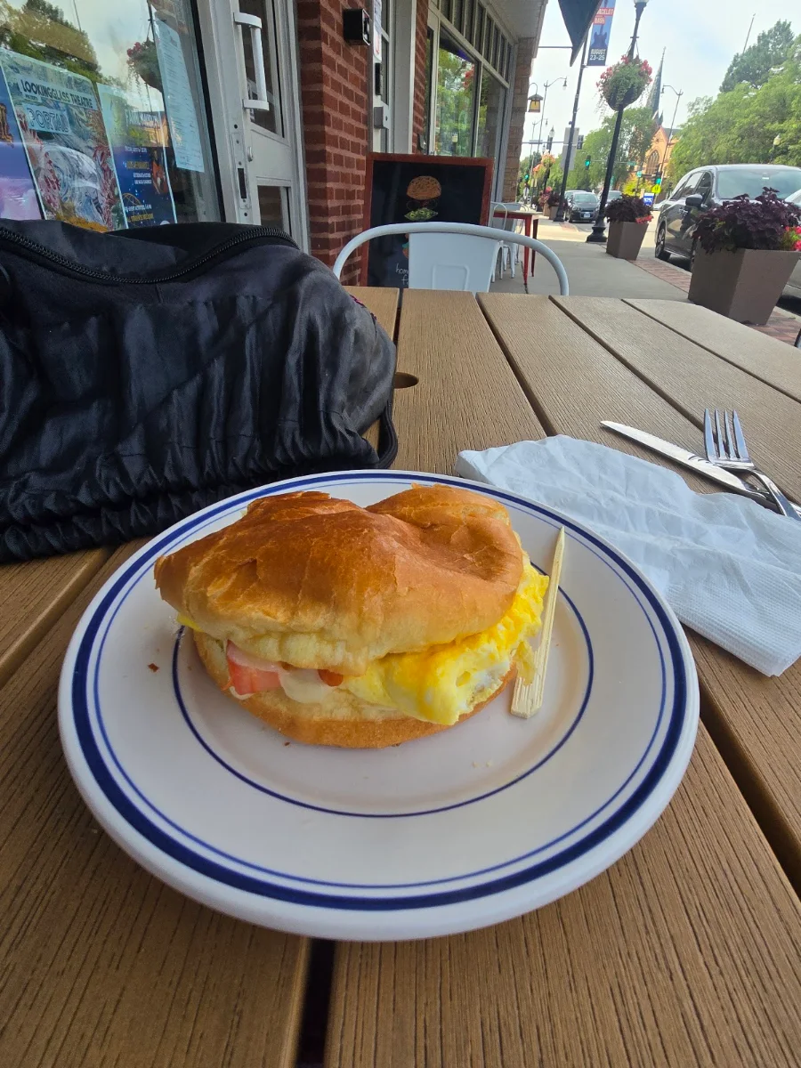 Ham Hasher Breakfast Sandwich