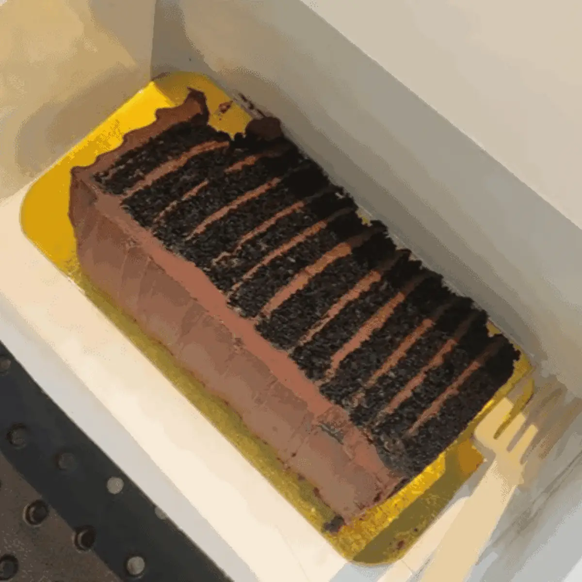 Dark Chocolate Cake Slice