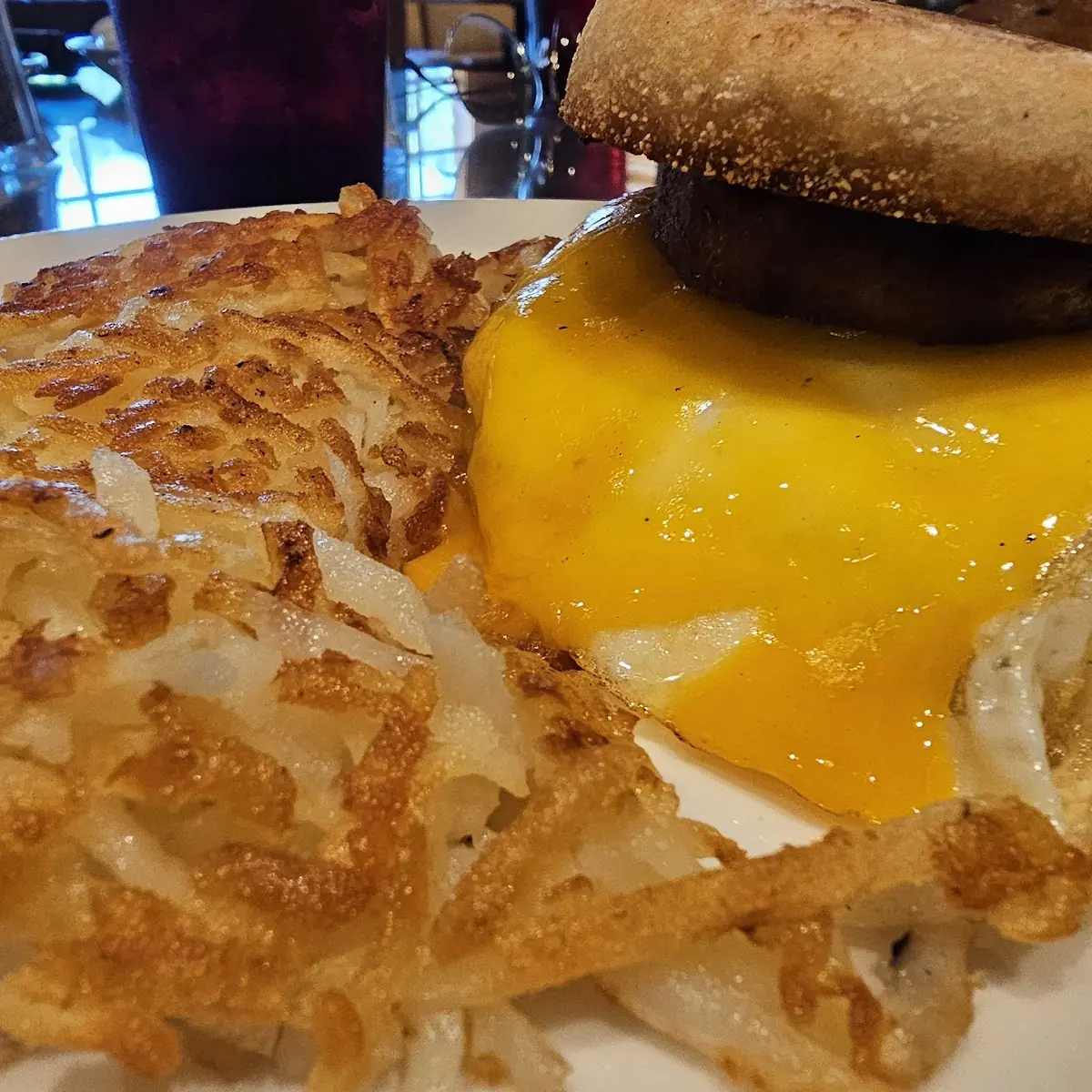 Breakfast Sandwich with Hash Browns