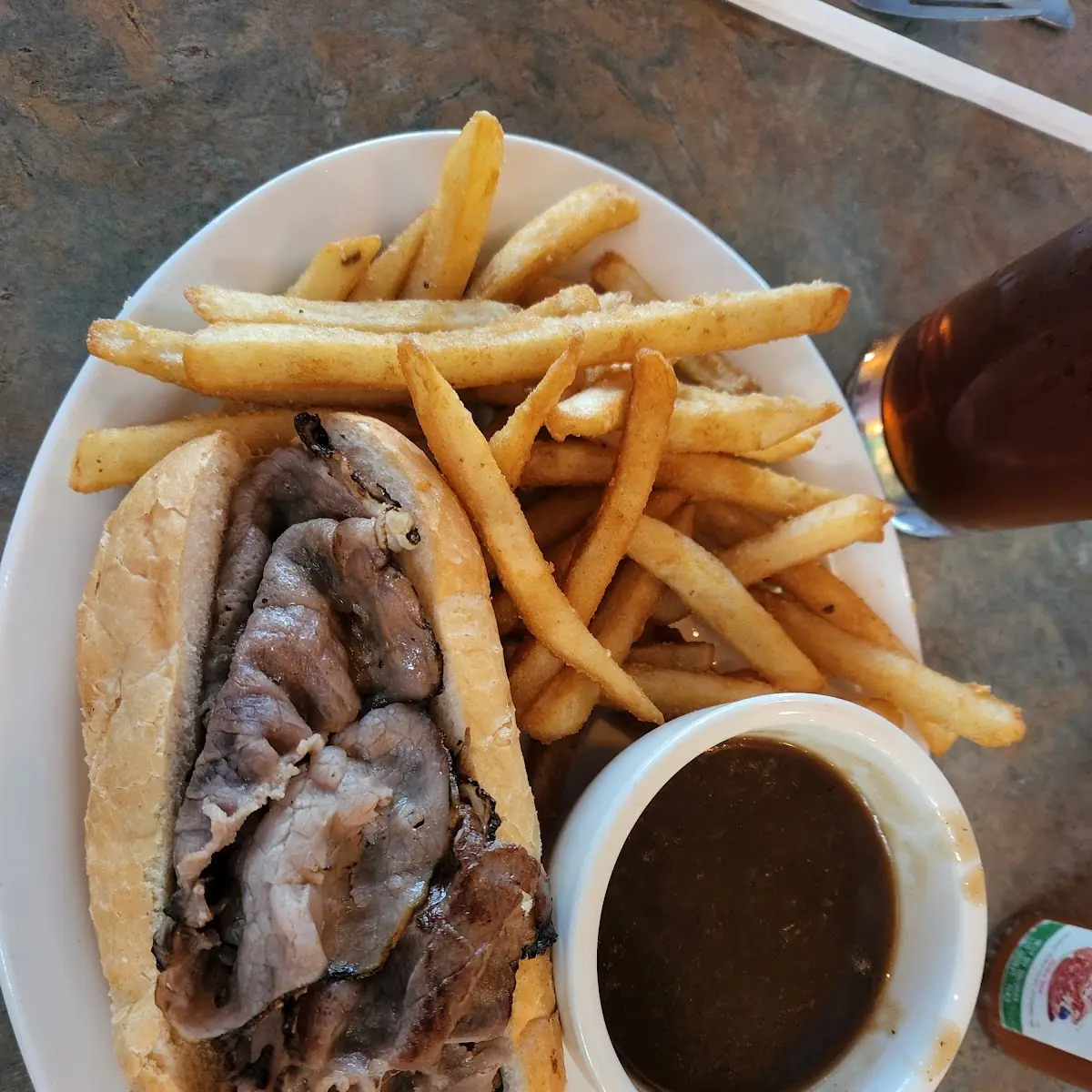 French Dip with Fries