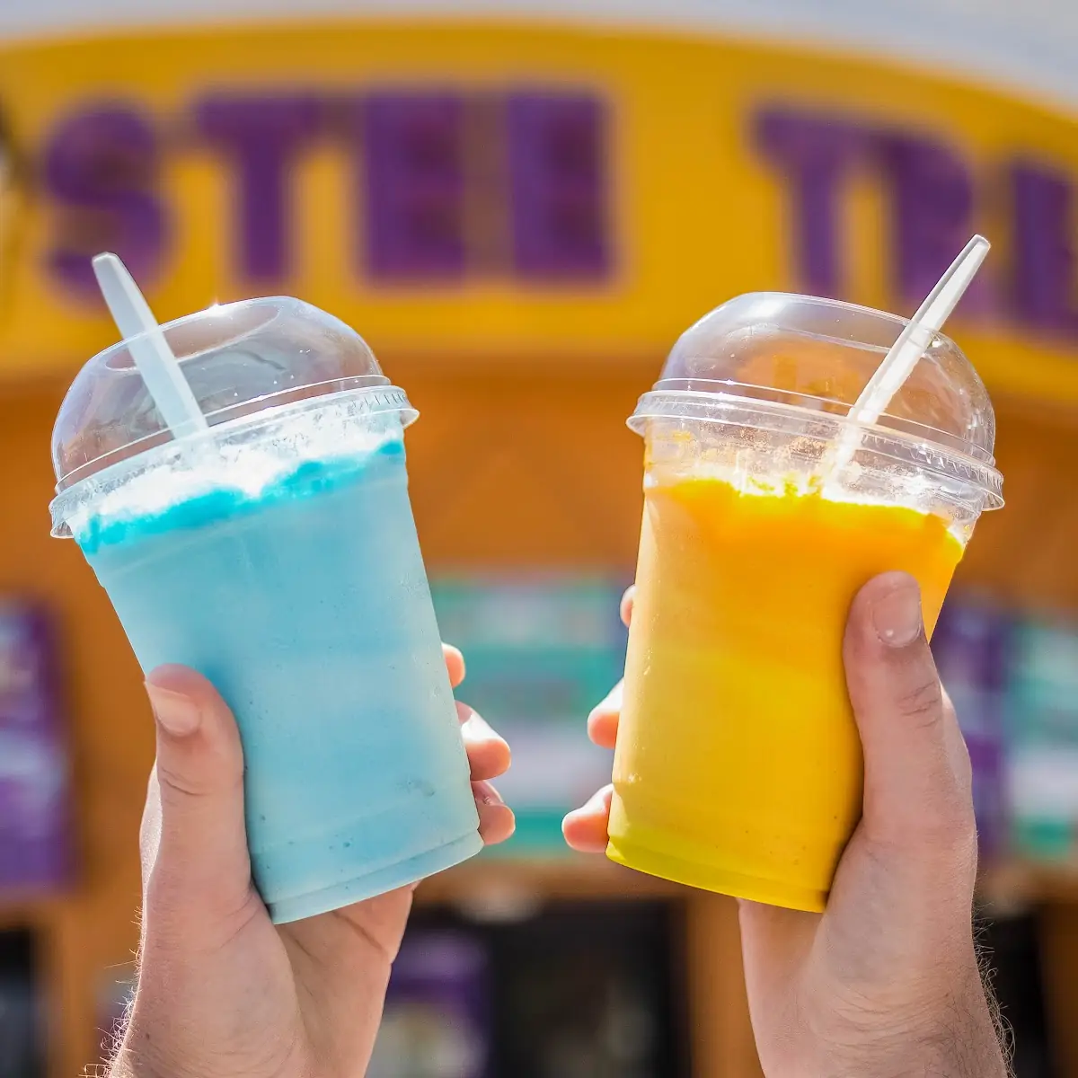 Glacier Ice Cream Float