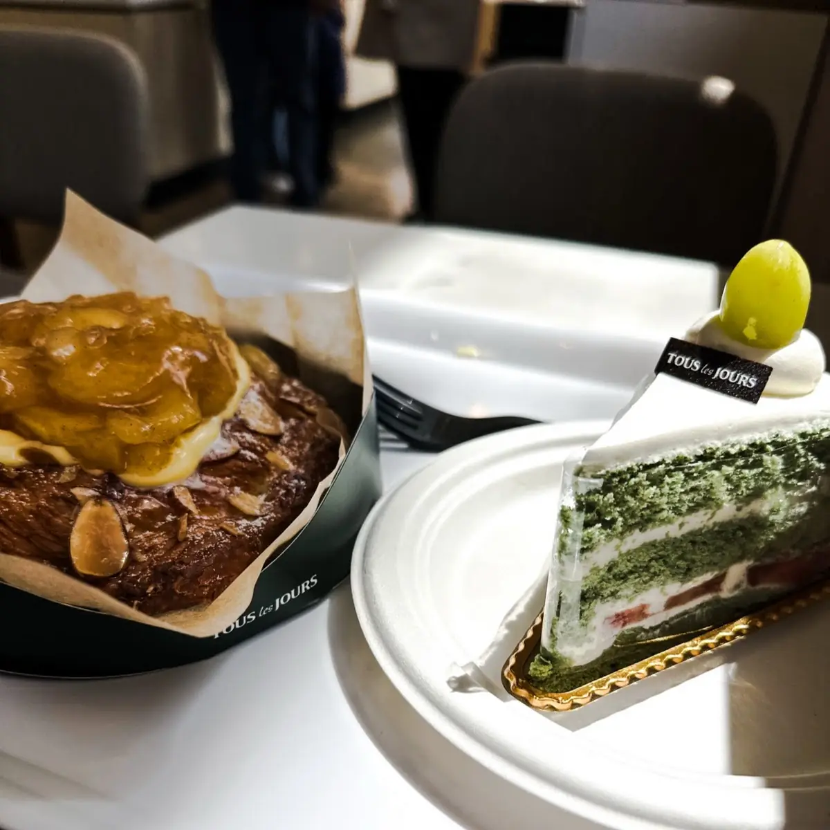 Green Tea Cream Cake