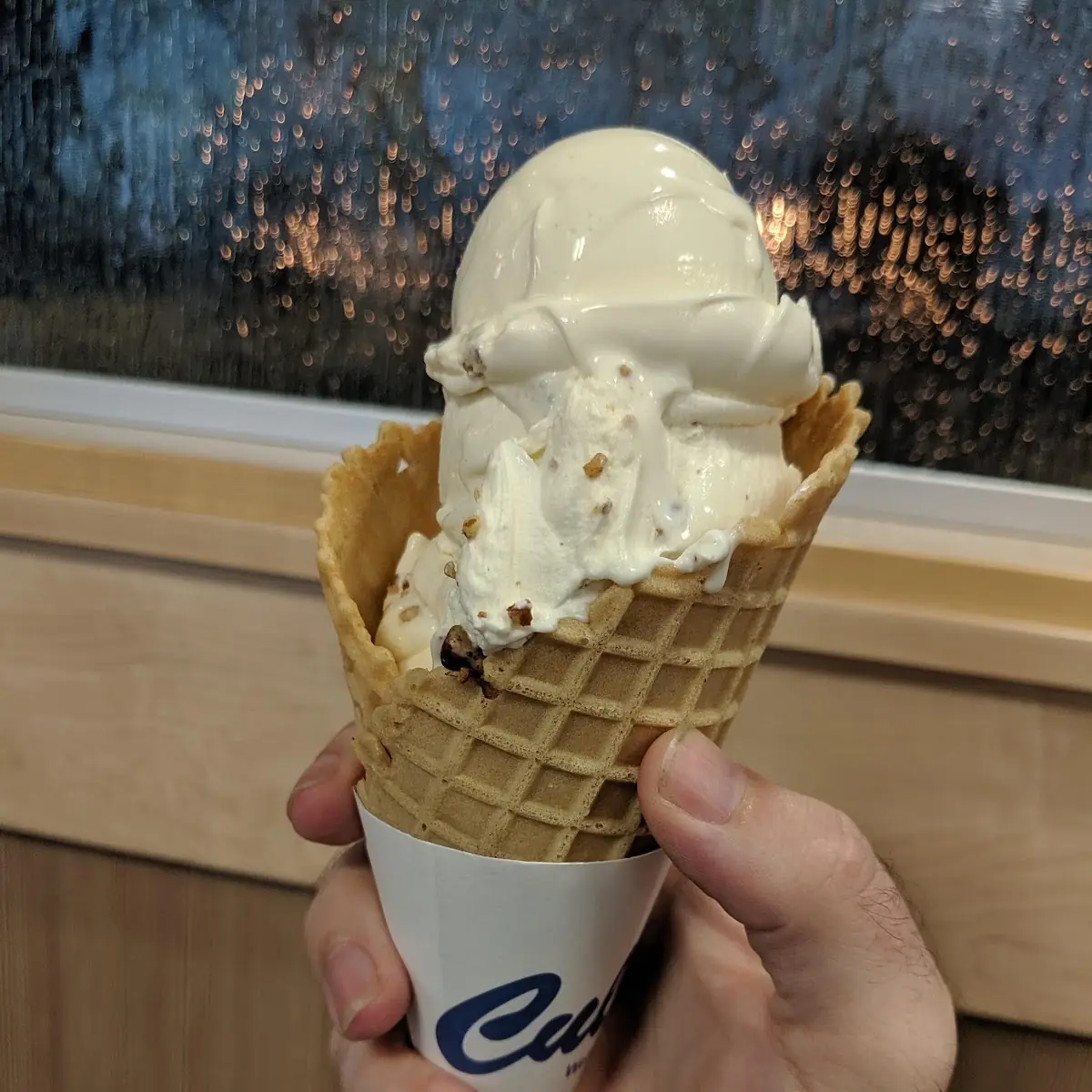 Frozen Custard Waffle Cone