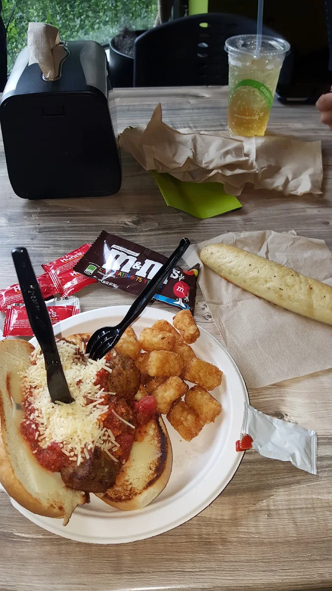 Meatball Sub & Tots