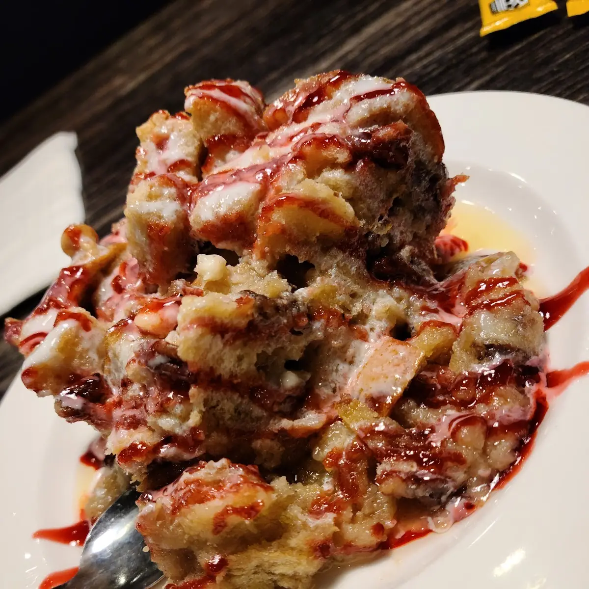 White Chocolate & Pecan Bread Pudding