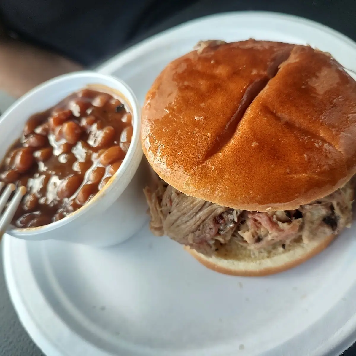Pulled Pork with BBQ Beans