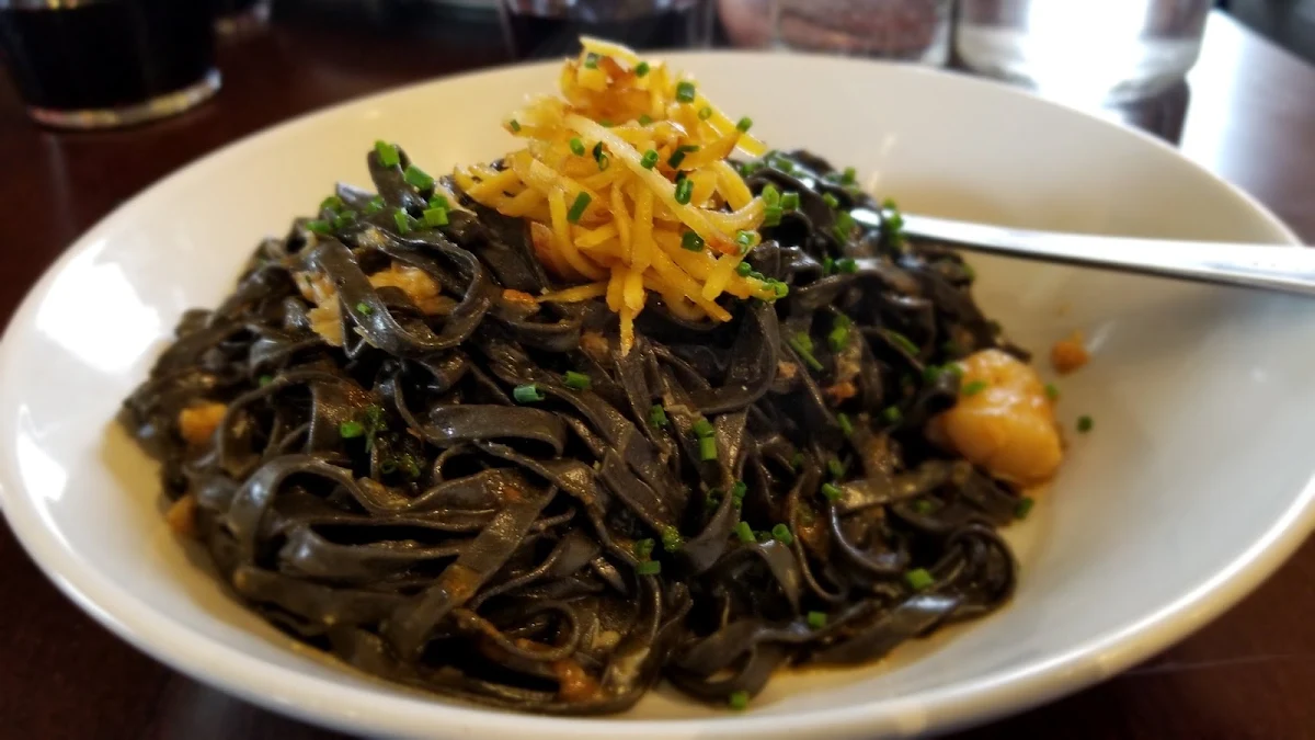 Squid Ink Pasta, Orto Artisan Pasta