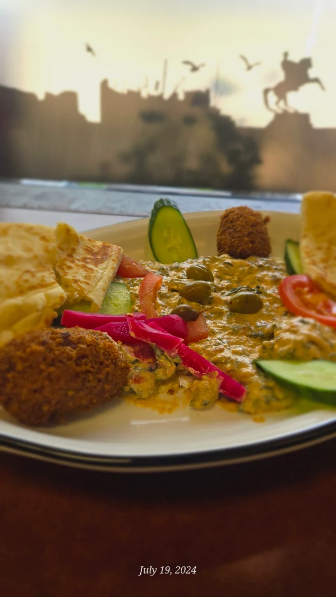 Baba Ganoush with Pita Bread, CLEOPATRA RESTAURANT