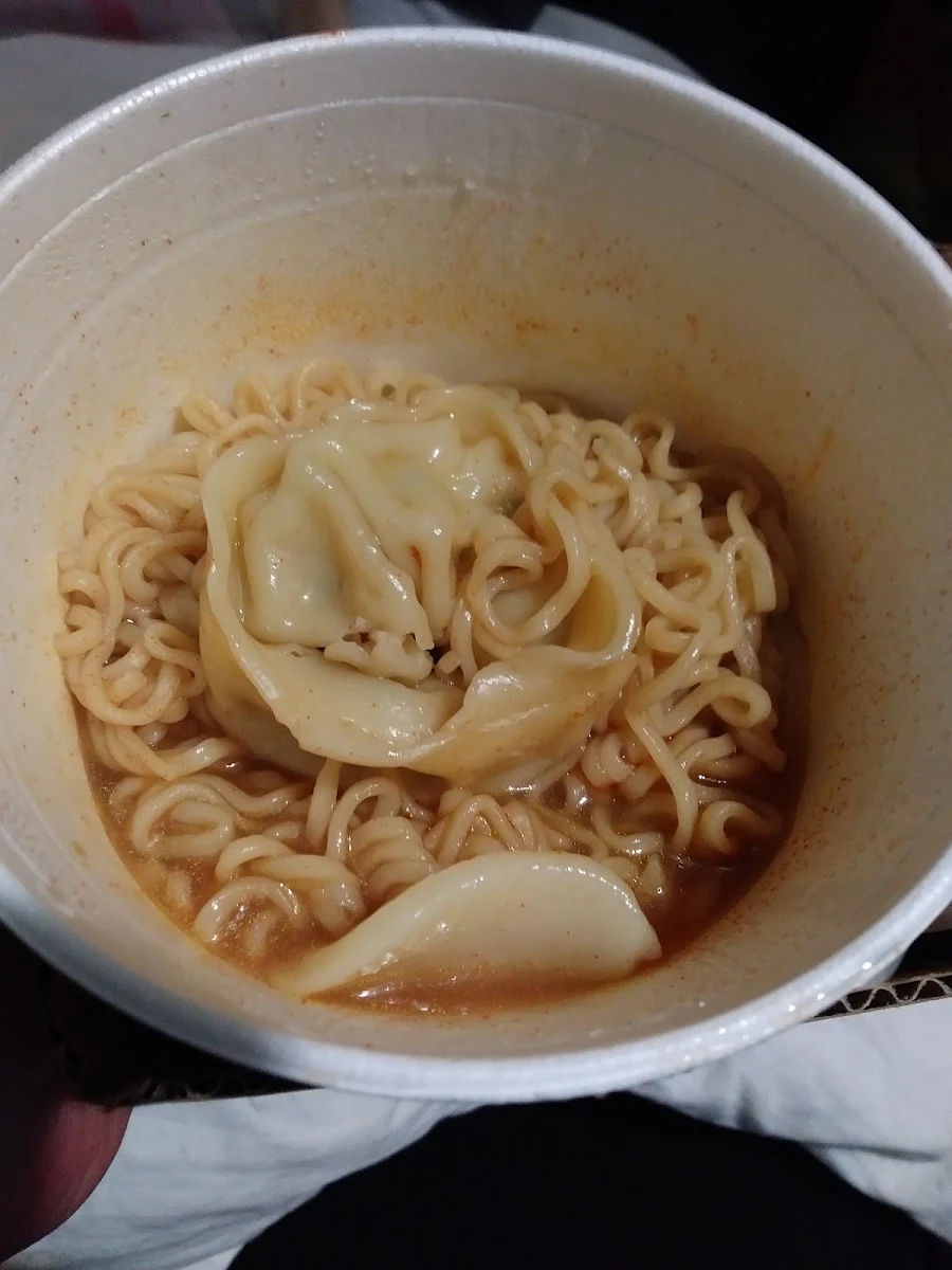 Mild Ramen with Dumpling and Rice Cakes