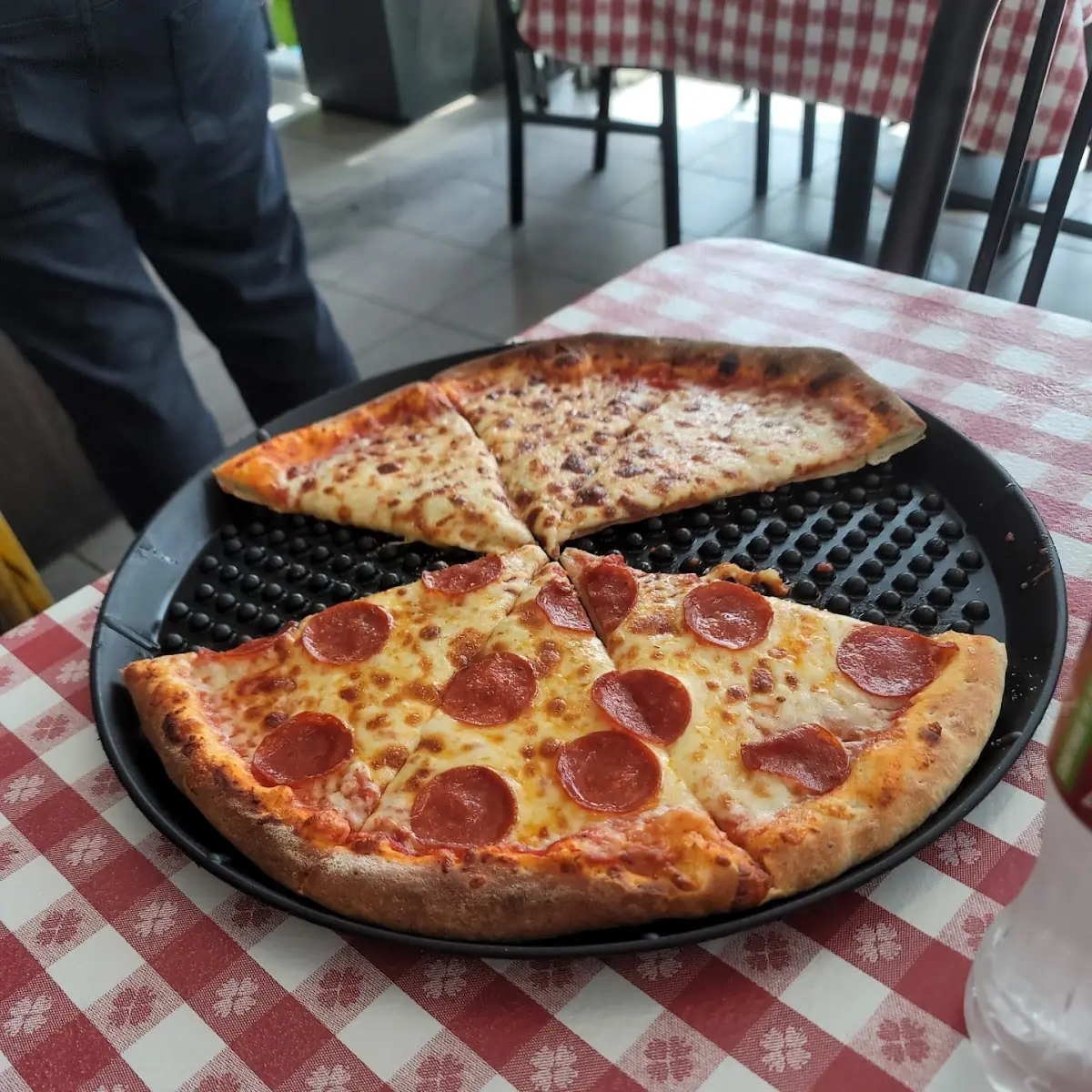Cheese and Pepperoni Pizza