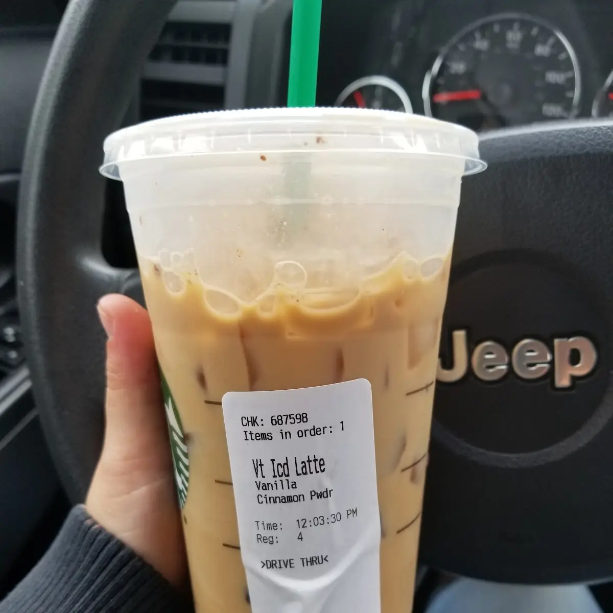 Iced Vanilla Latte