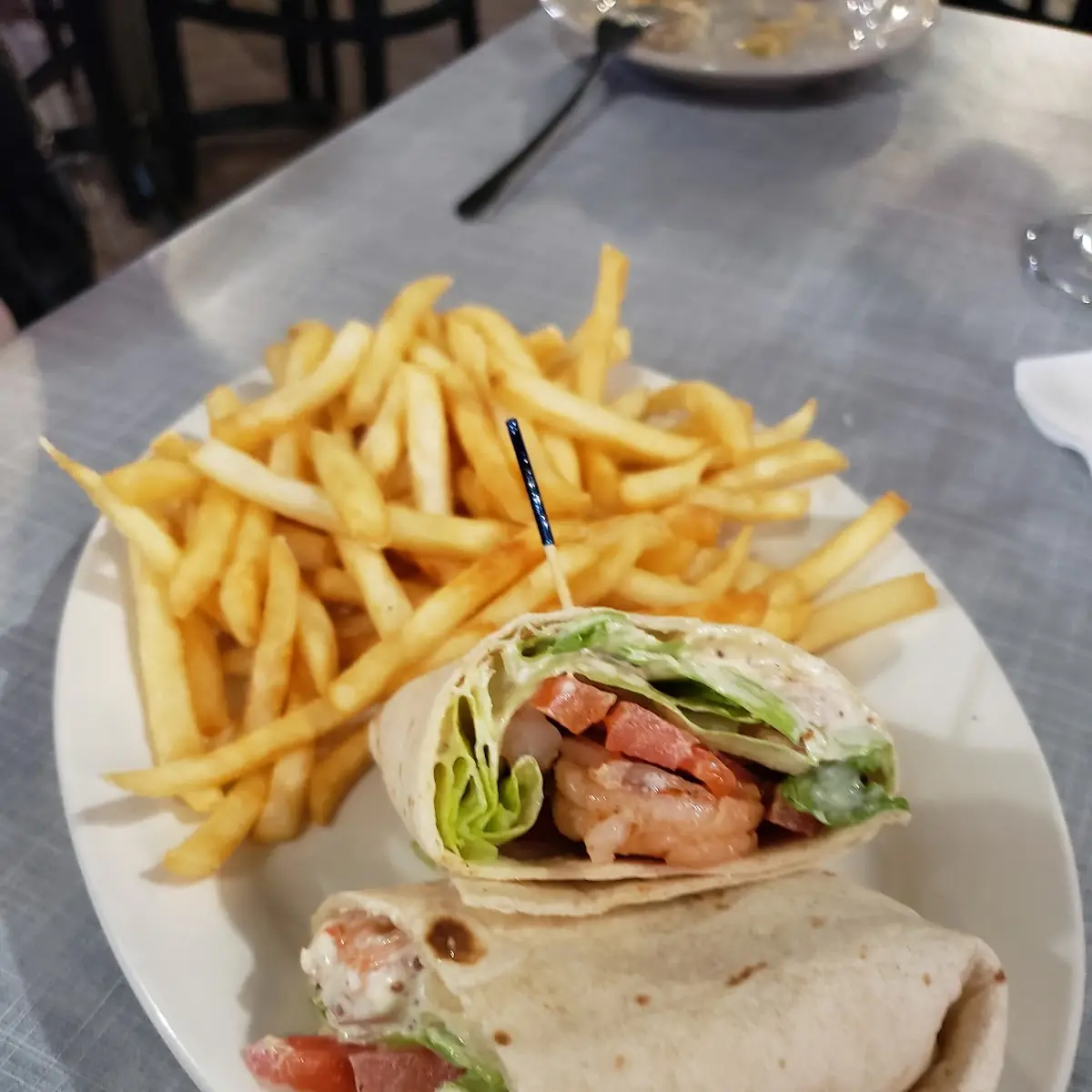 Boiled Shrimp Wrap