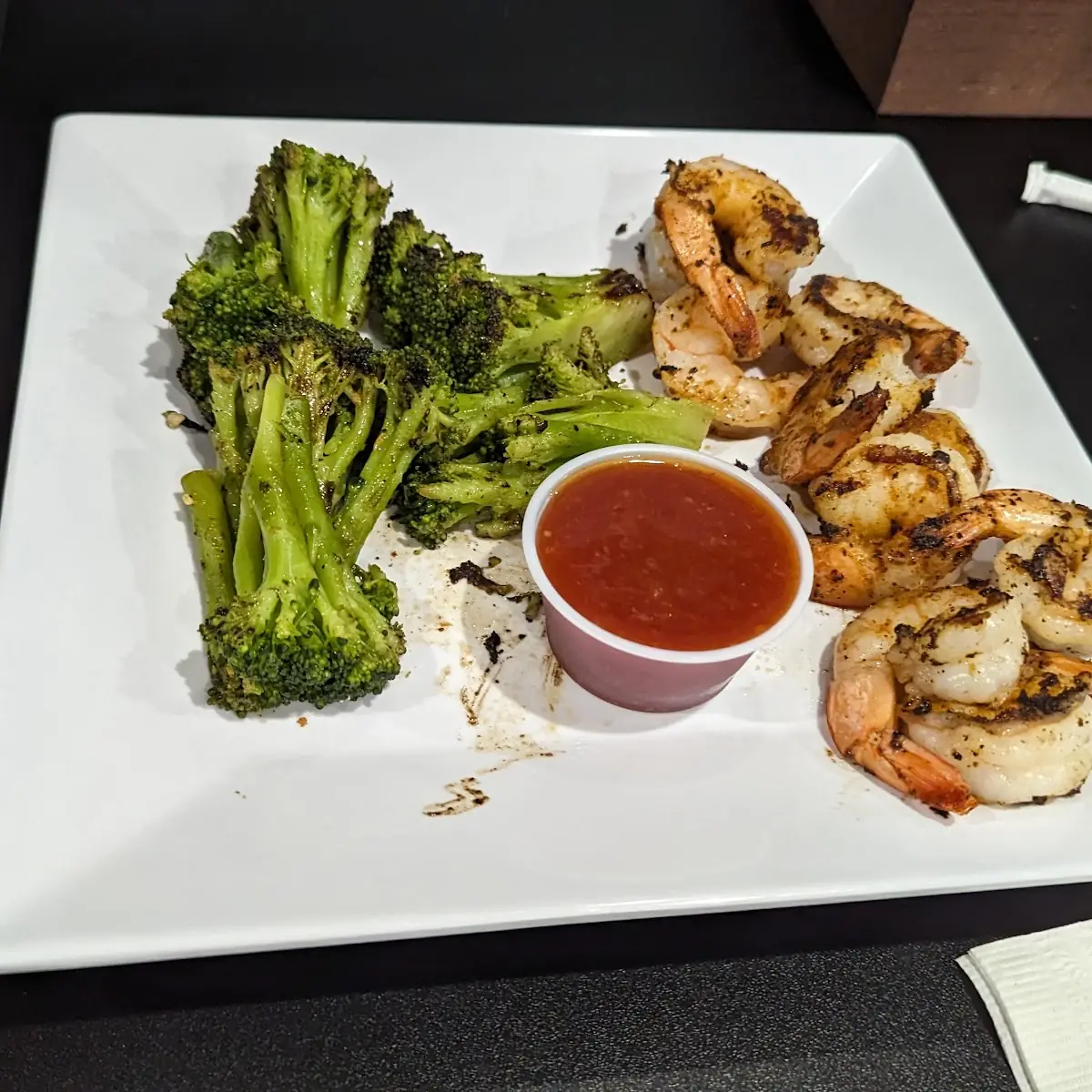 Blackened Shrimp with Vegetables