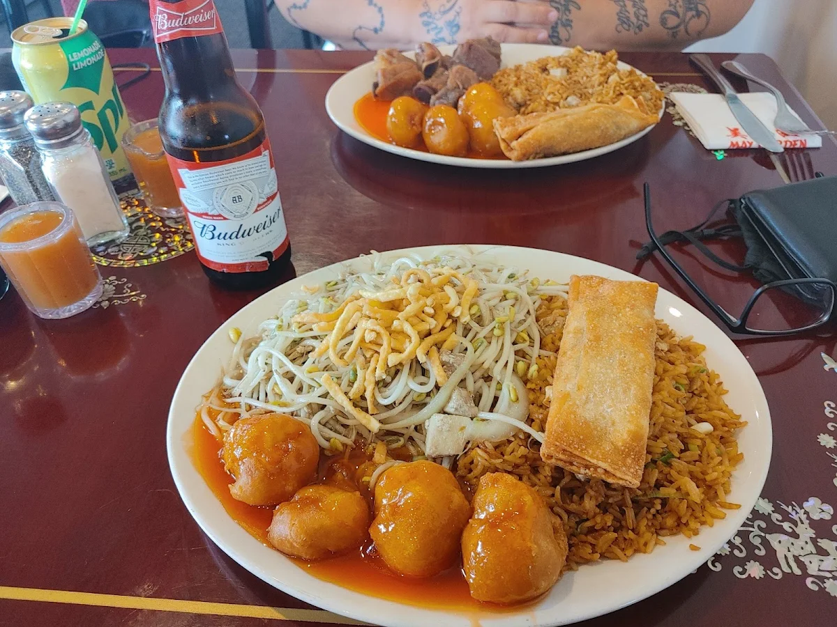 Chicken Balls Chow Mein Fried Rice Egg Roll, May Garden Chinese Restaurant Sackville