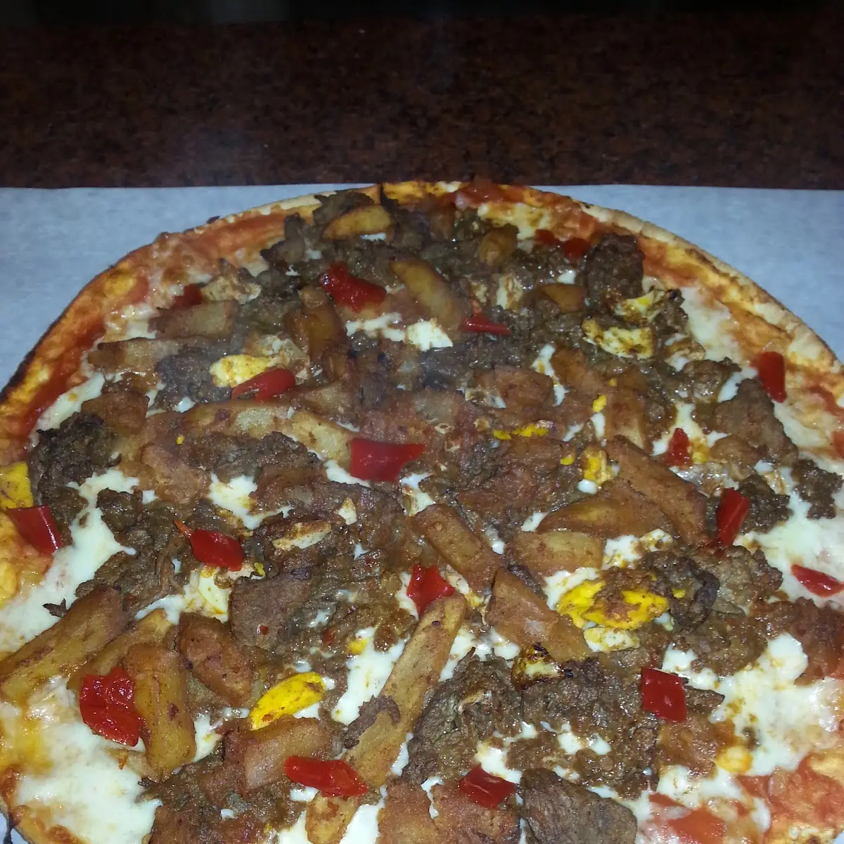 Portuguese Steak Pizza