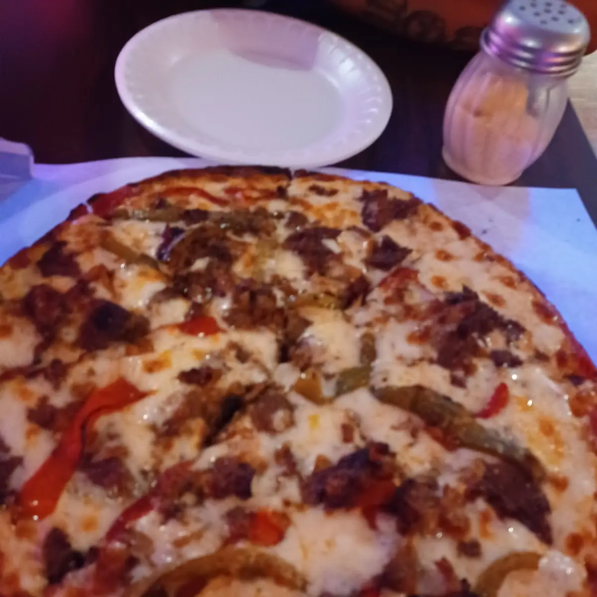 Steak and Cheese Pizza