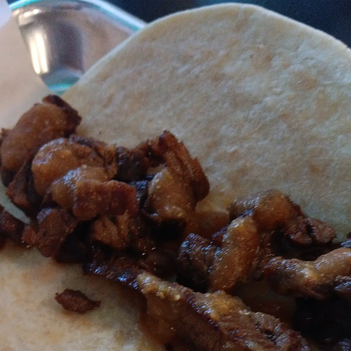 Tacos De Fajita Con Salsa Verde