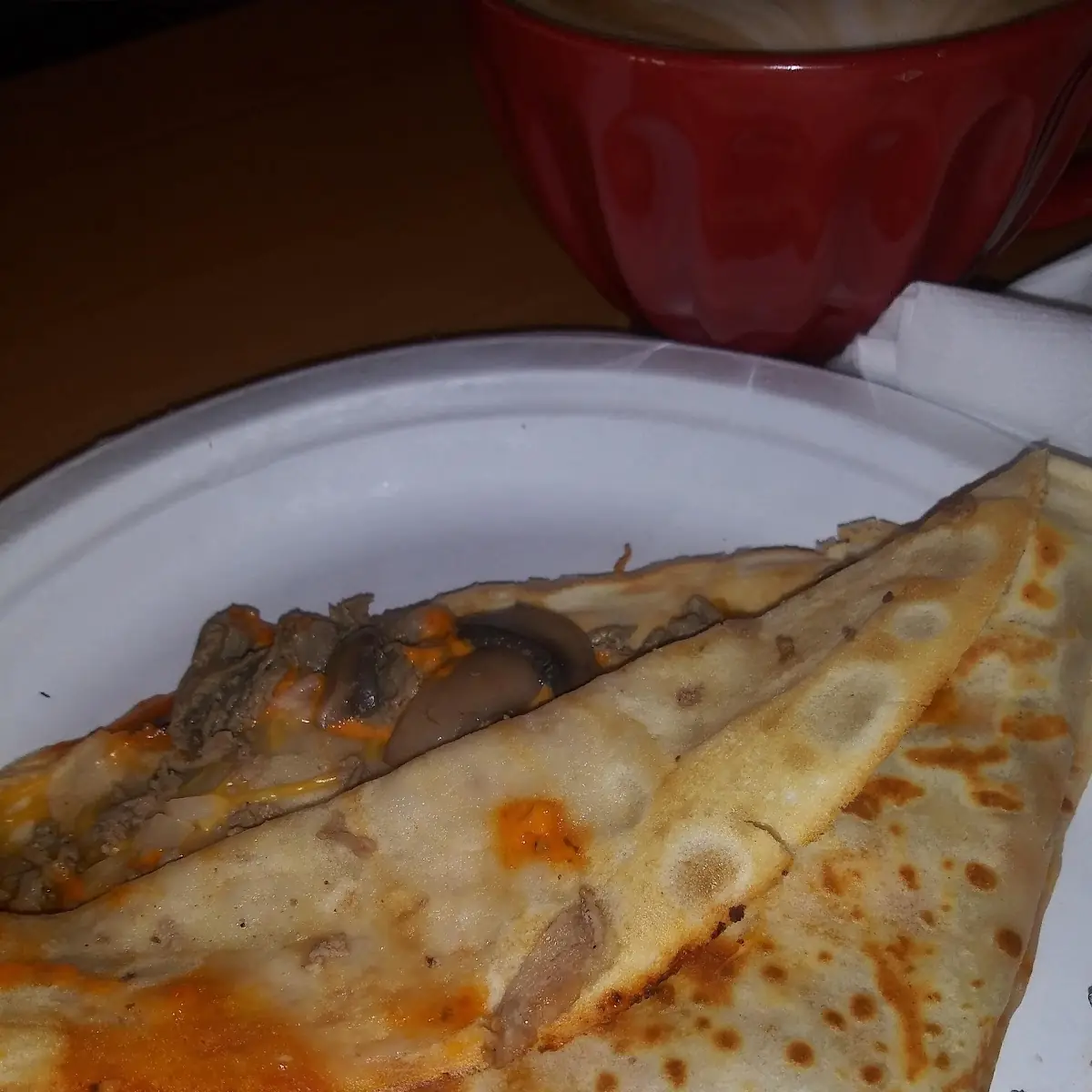 Philly Cheese Steak Crepe