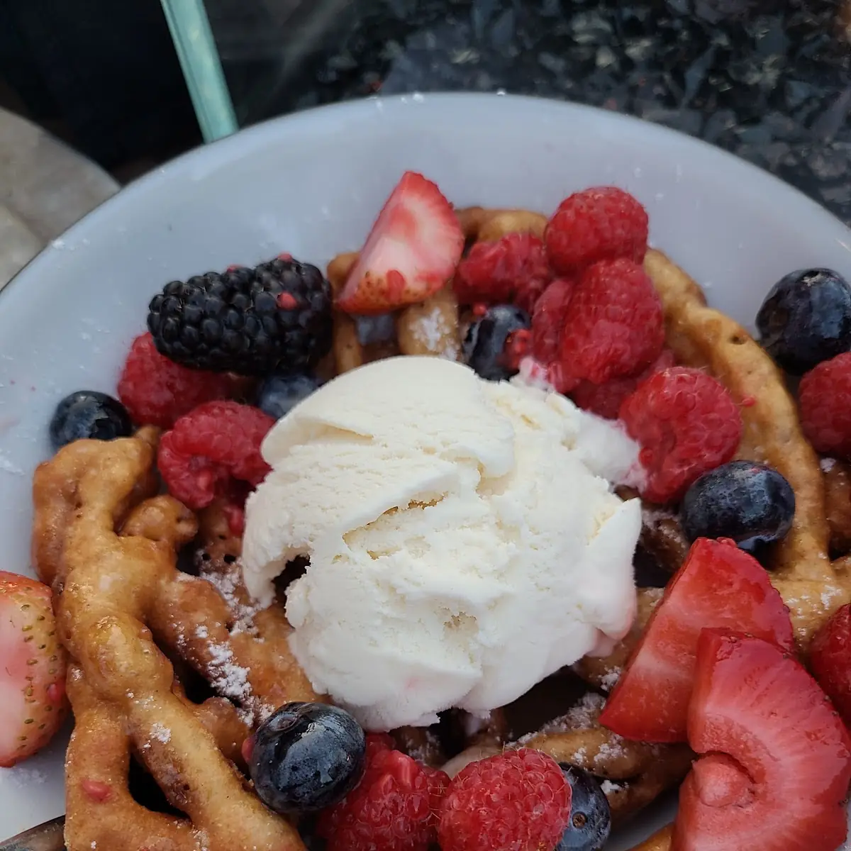 Wild Berry Funnel Cake