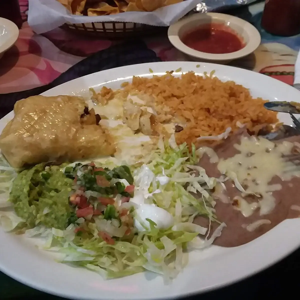 Chimichanga Dinner