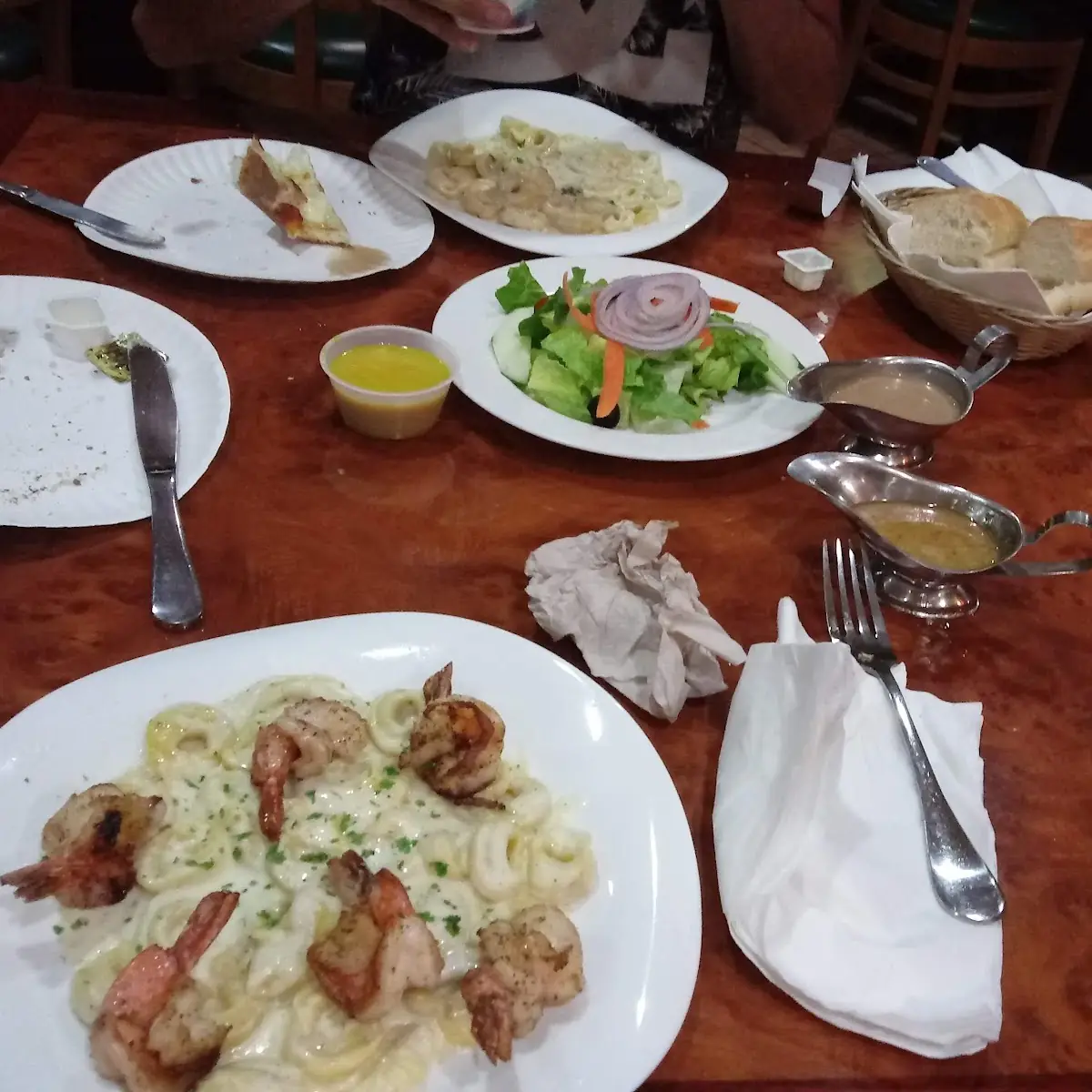 Fried Calamari and a Few Different Types of Tortellini