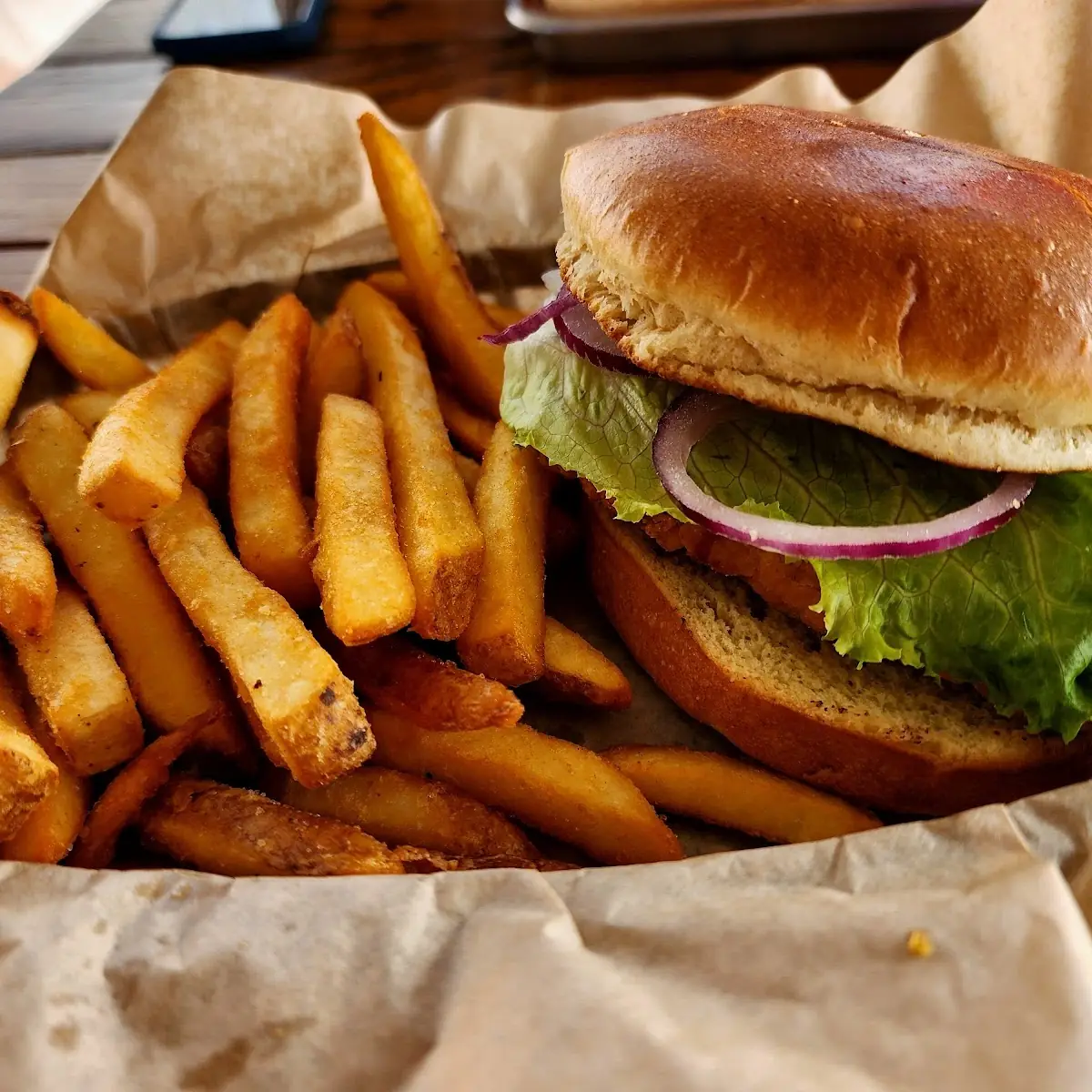 Pickled Brew Burger