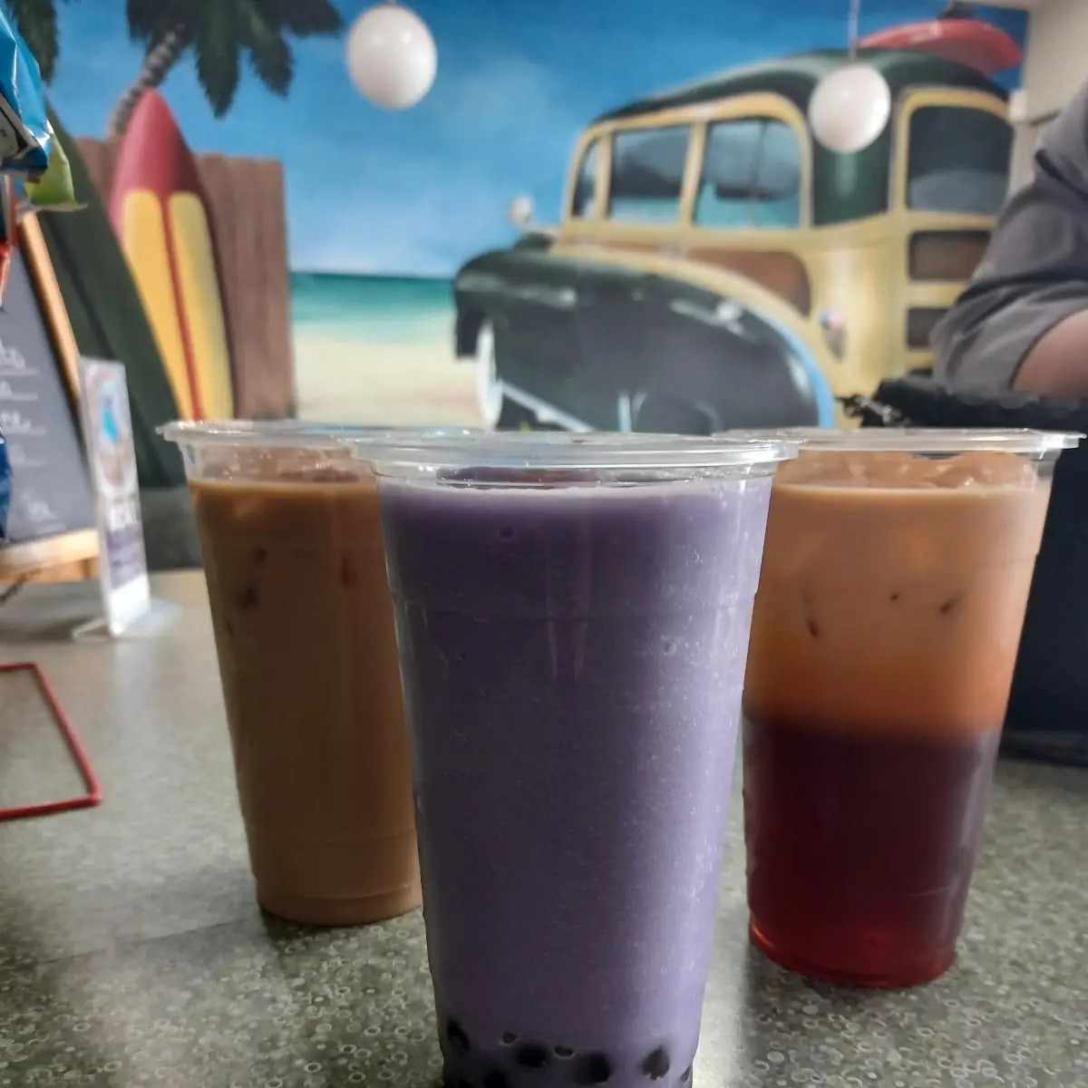 Thai Tea Taro Milk Tea