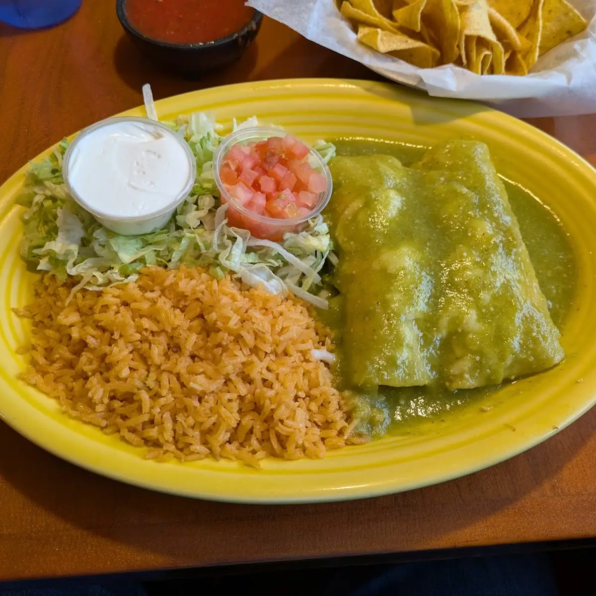Bean Burrito Cheese Enchilada
