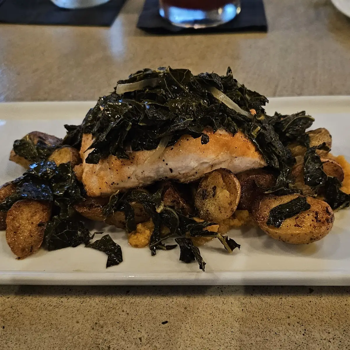 Pan Seared Glazed Salmon