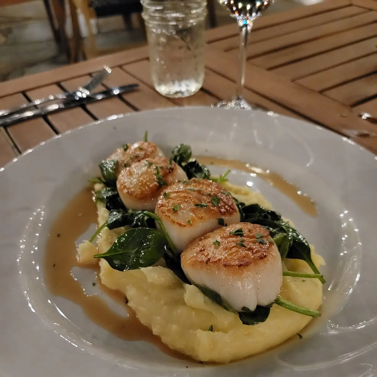 Pan Seared Scallops