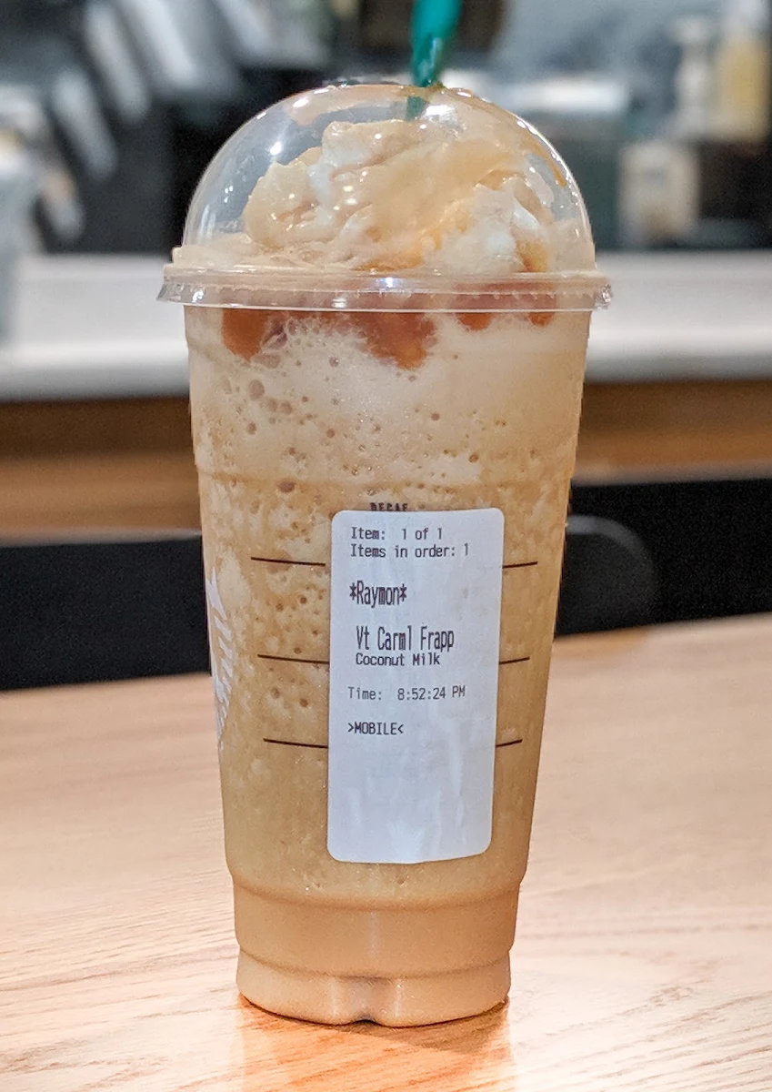 Caramel Frappuccino Blended Beverage