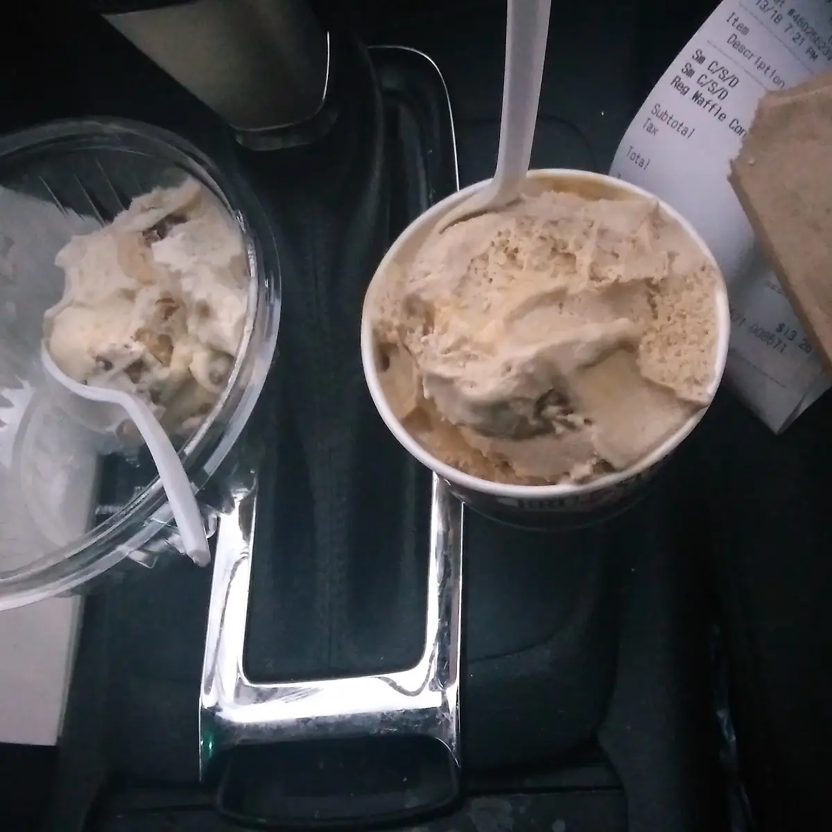 Butter Pecan and Peanut Butter