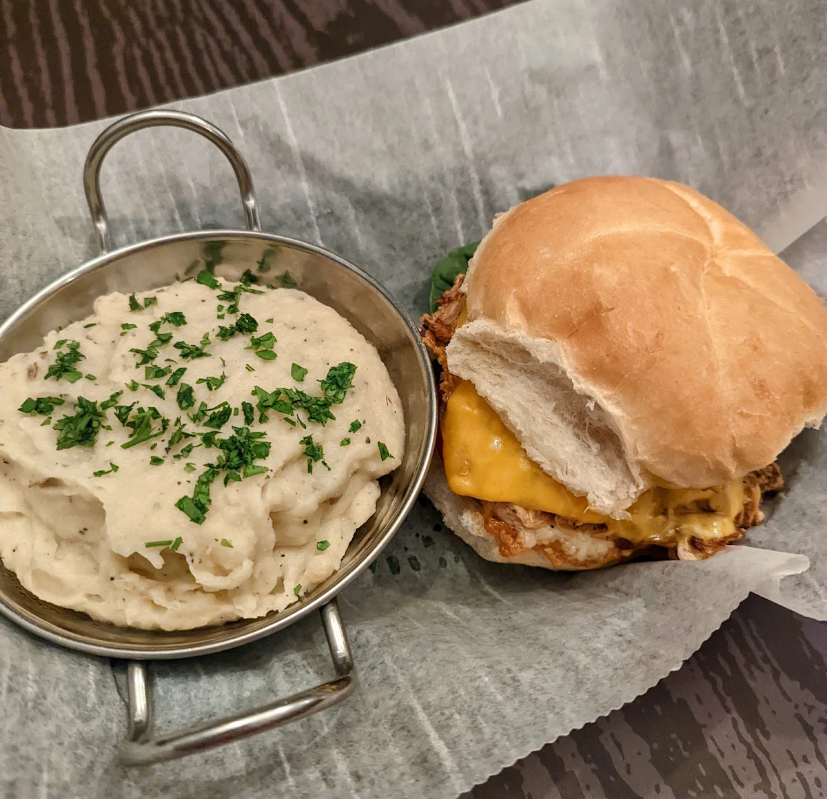 Braised Chicken Sandwich