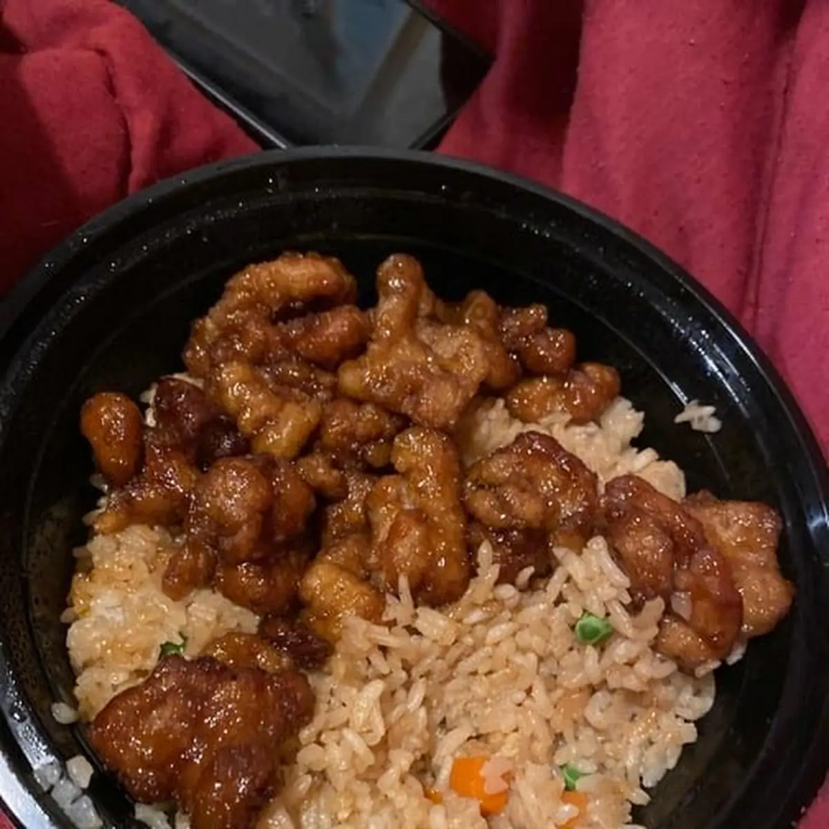 Glazed Chicken Bowl with Rice