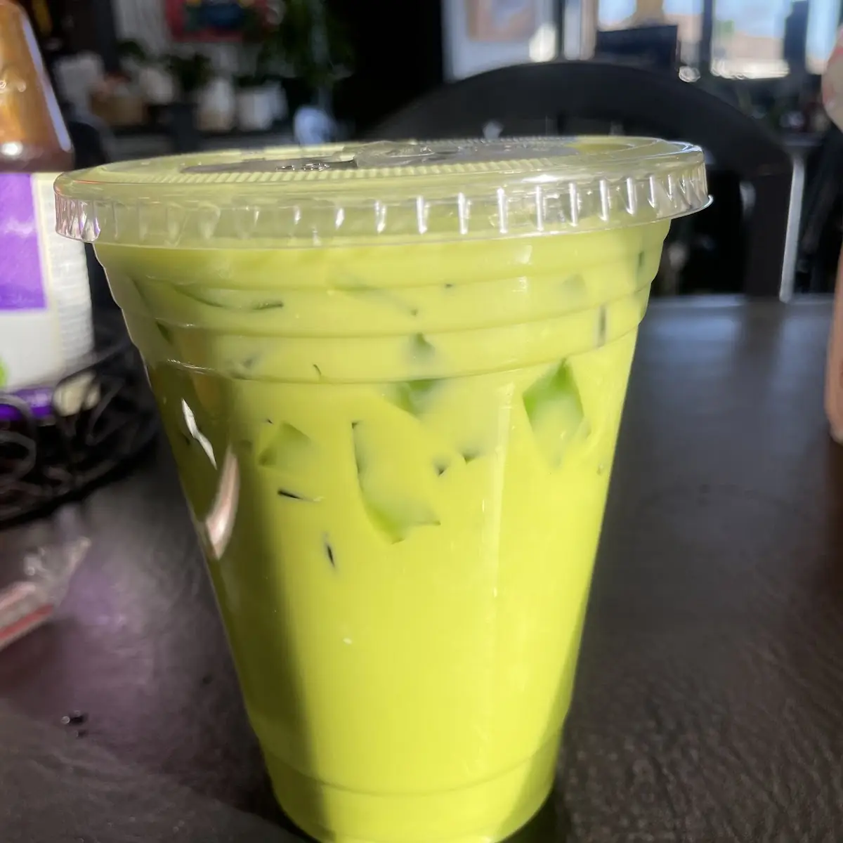 Green Thai Tea w Jelly