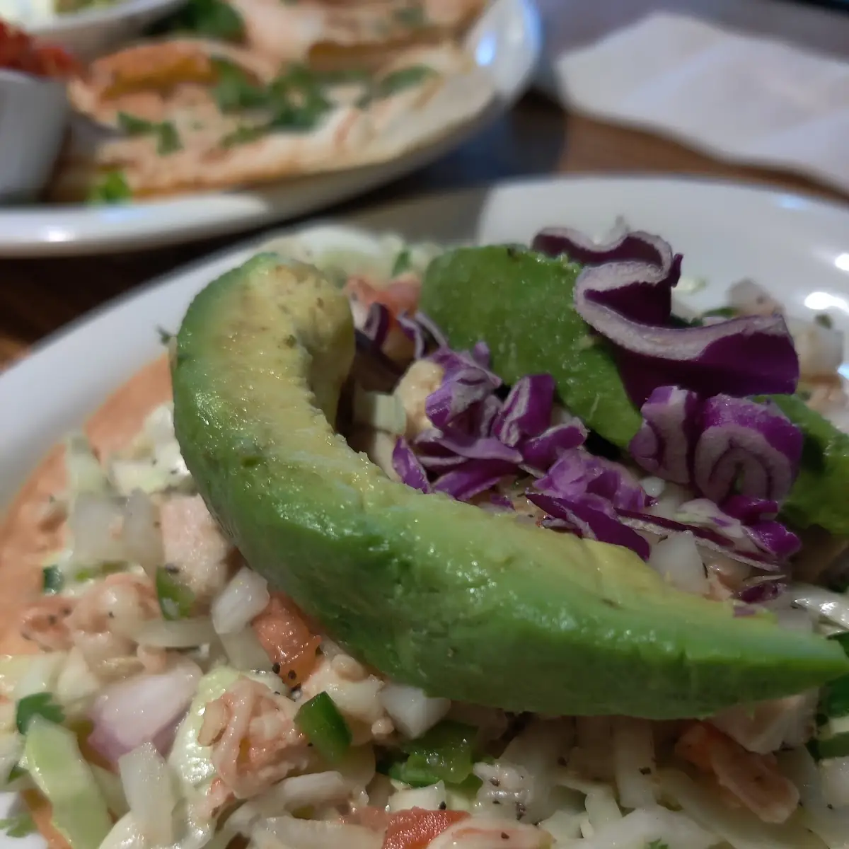 Seafood Ceviche Tostada