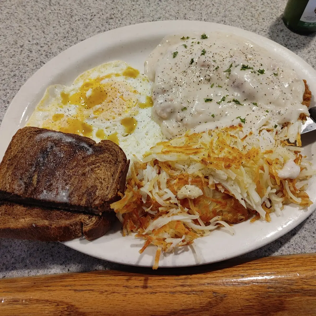 Biscuits & Gravy with Eggs