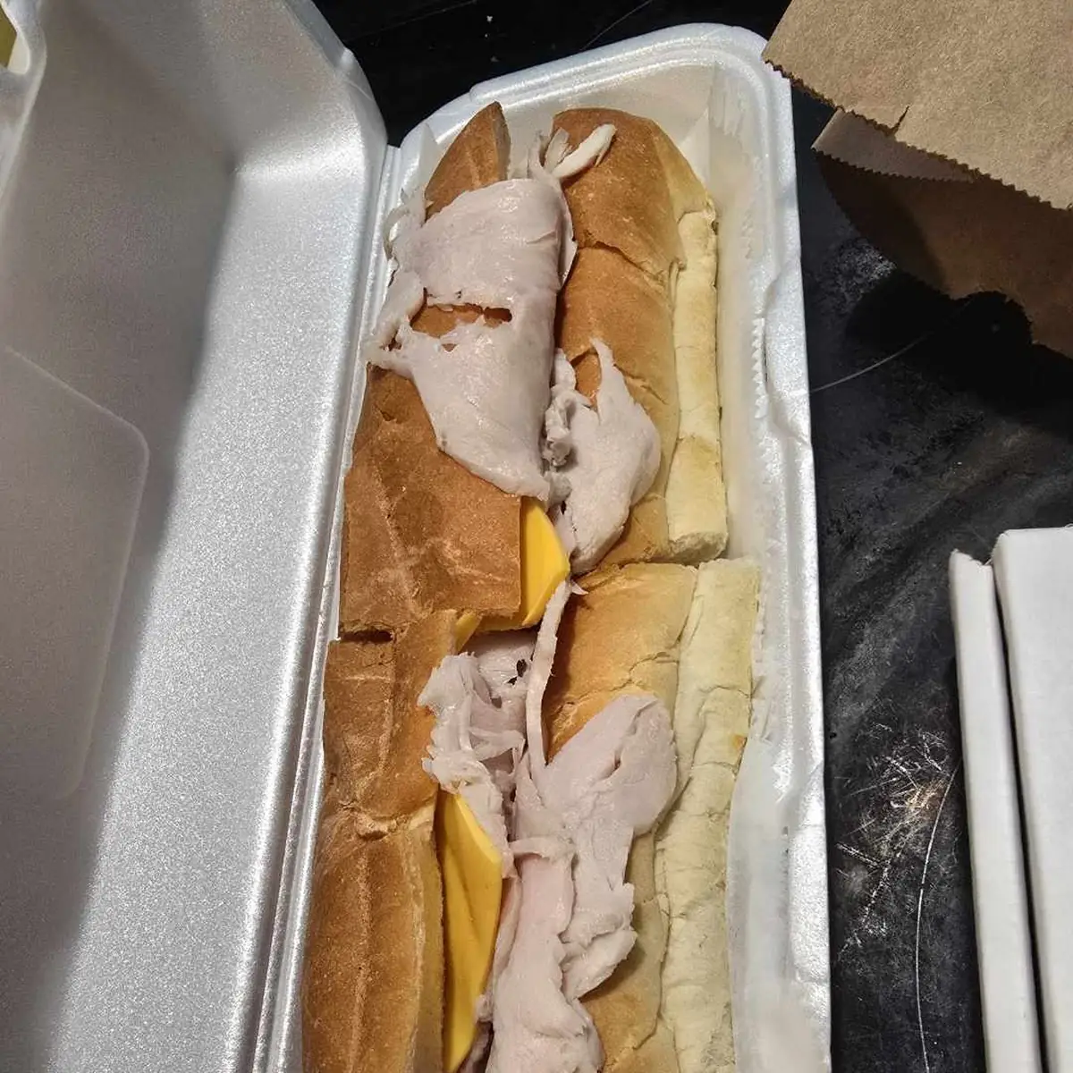 Turkey Cheese Sub