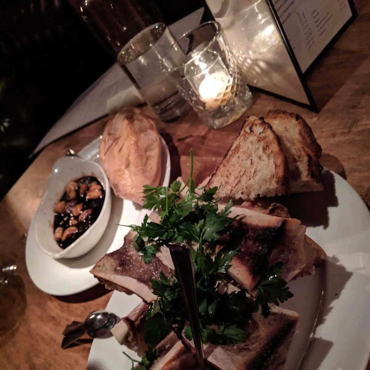 Single Wood Fired Bone Marrow