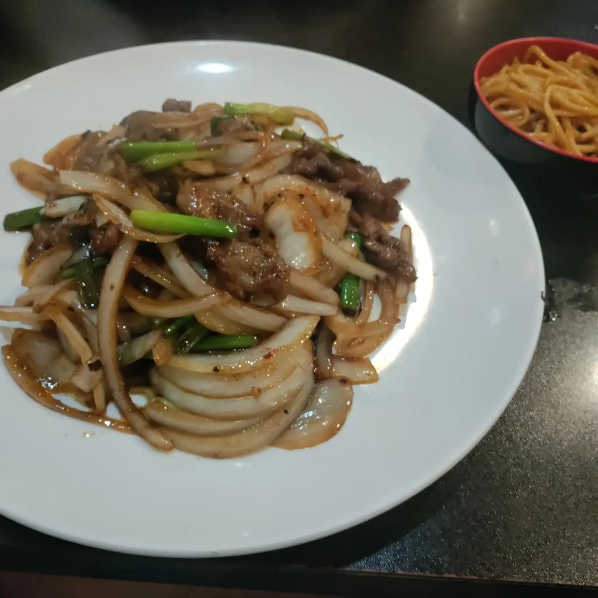 Mongolian Beef with Lo Mein Noodles