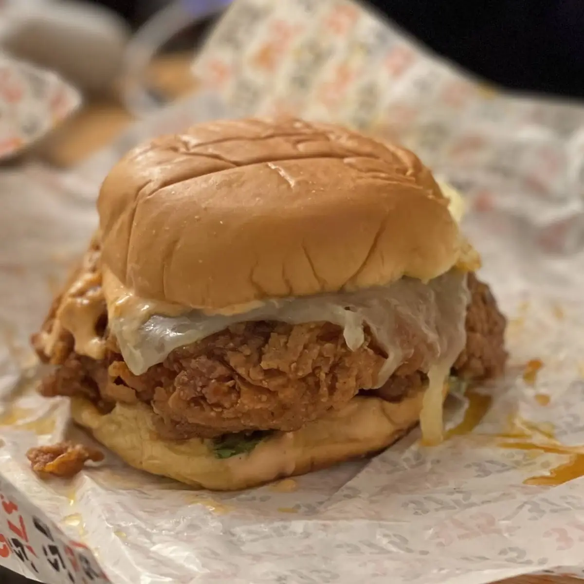 Honey BBQ Chicken Burger