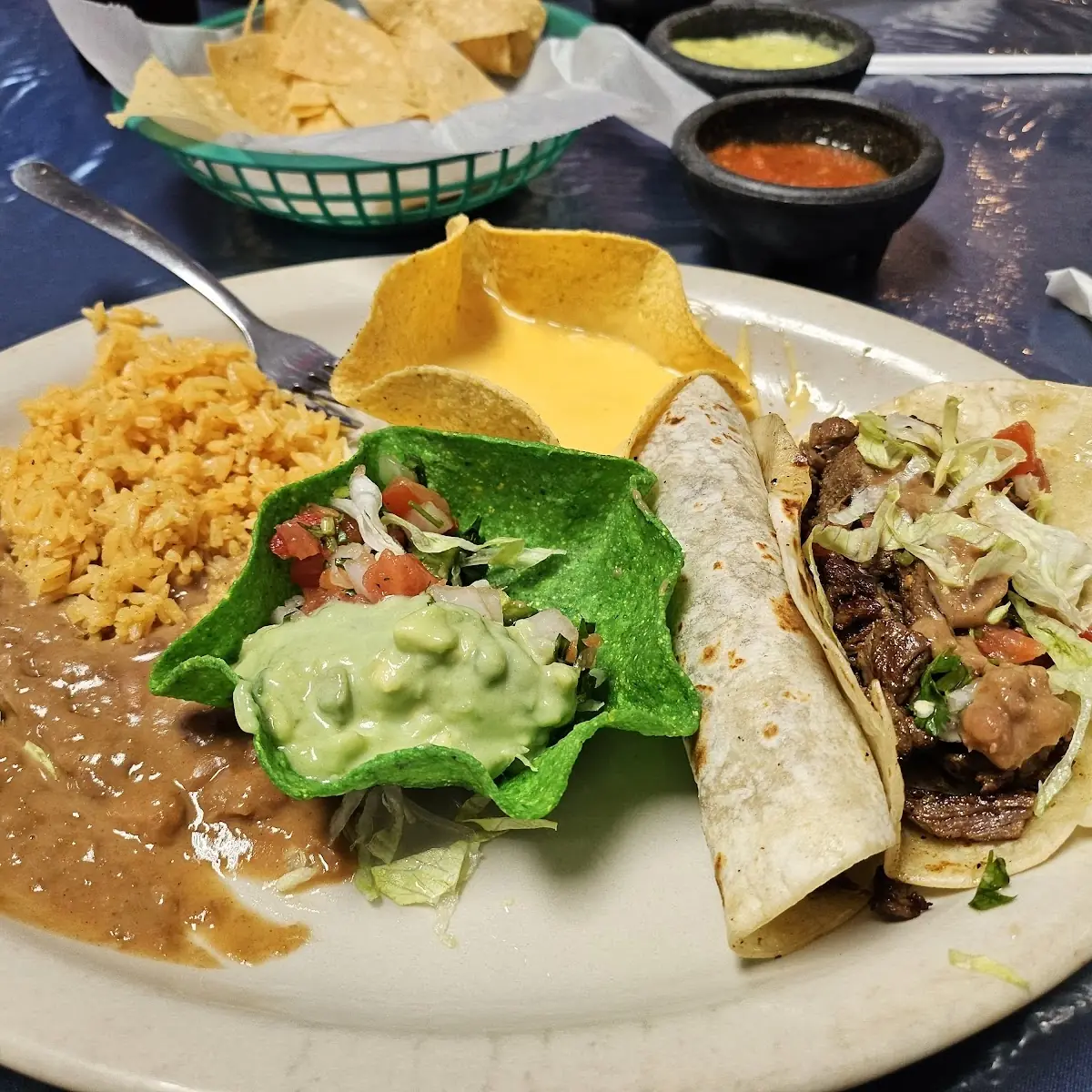 Carne Asada Taco Plate