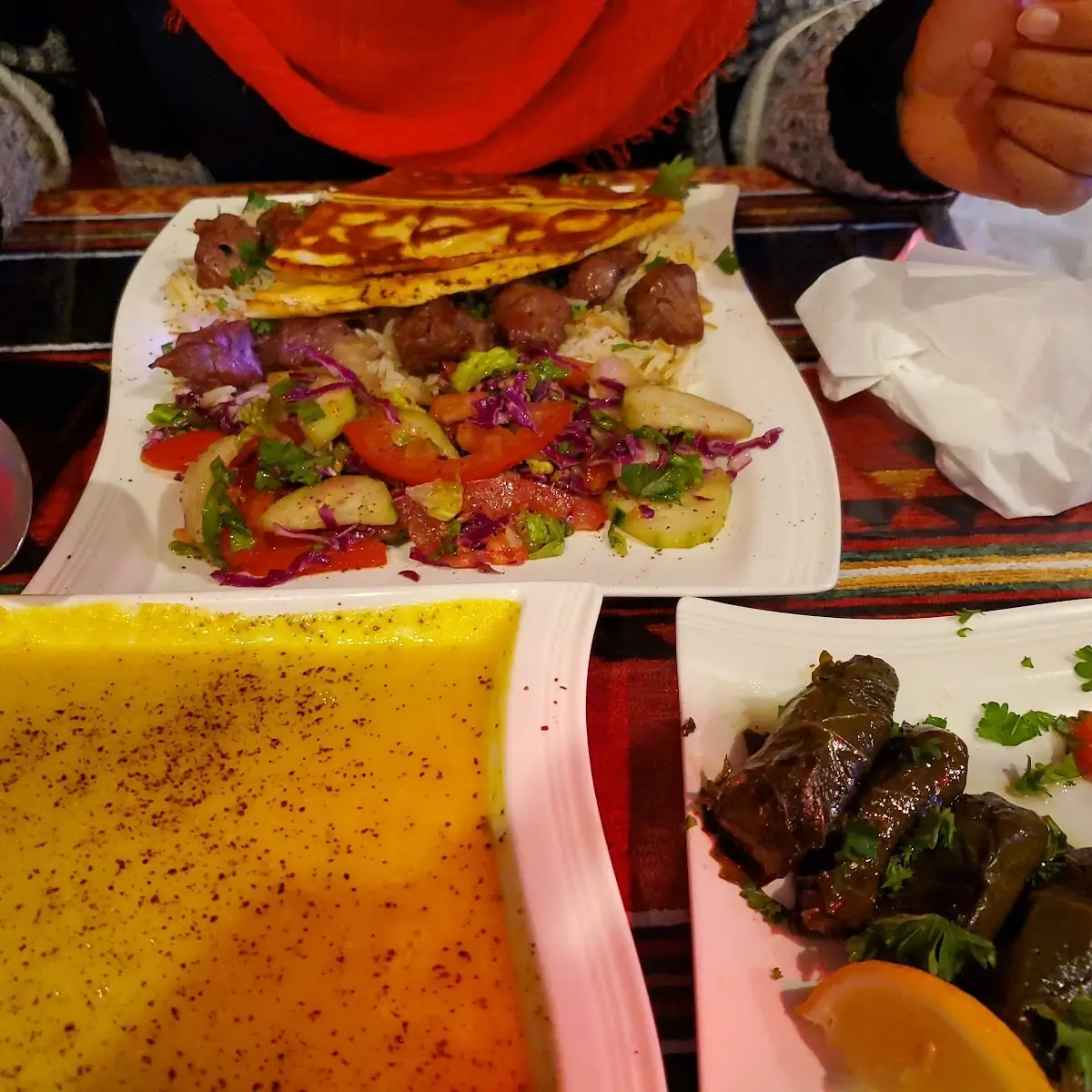 Shish Kabab over Rice